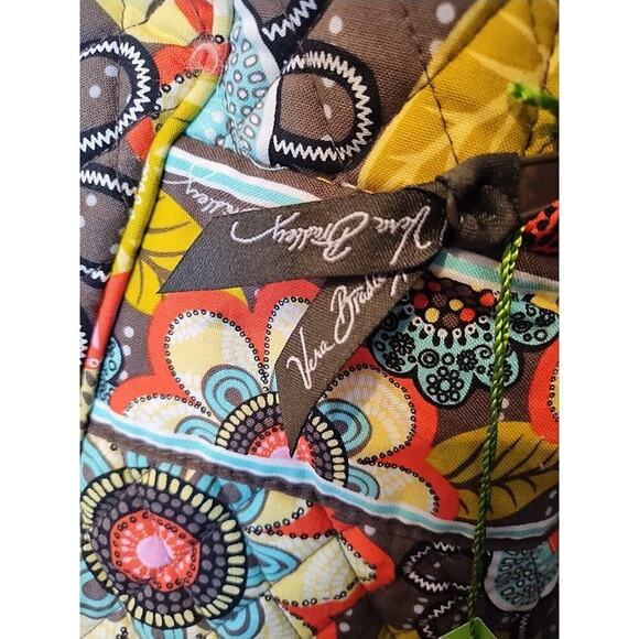 Vera Bradley Flower Shower Overnight Diaper Duffle Bag Tote Floral Quilted Zip - Picture 9 of 12